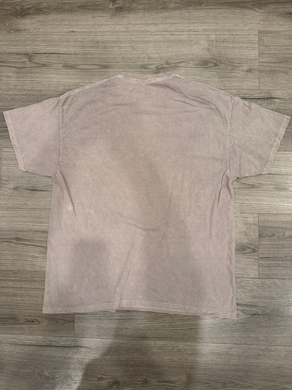 Pink & Green Sketched Playboy Logo on Distressed Tan Tee Men’s Size Extra Large - Picture 4 of 4